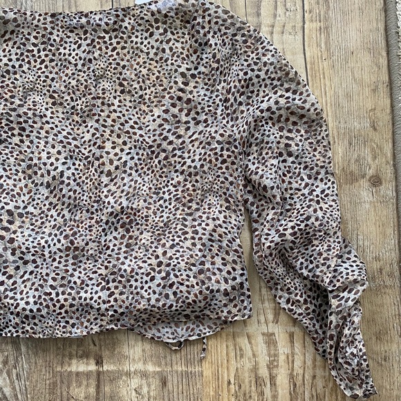 Zara Cheetah Print Top - Picture 5 of 6